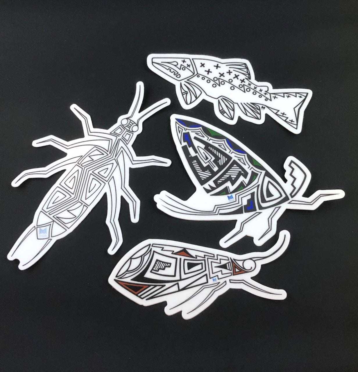 Sticker 4 pack Pueblo Design Collection