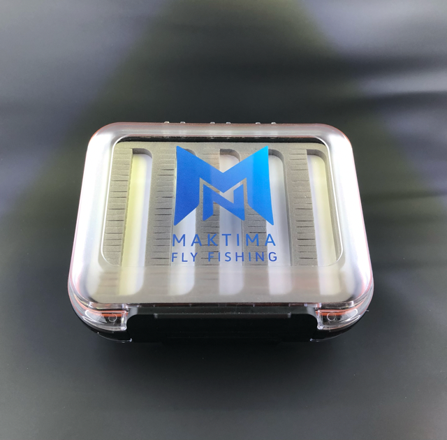 NMaktima Fly Fishing Logo Double Sided Waterproof Fly Box