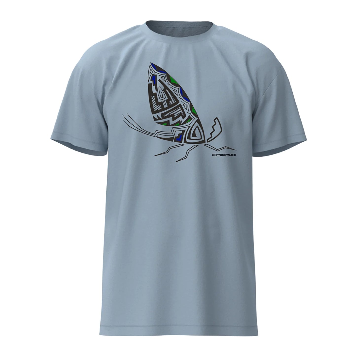 Pueblo Pottery Mayfly Tee - Rep Your Water Collab Series