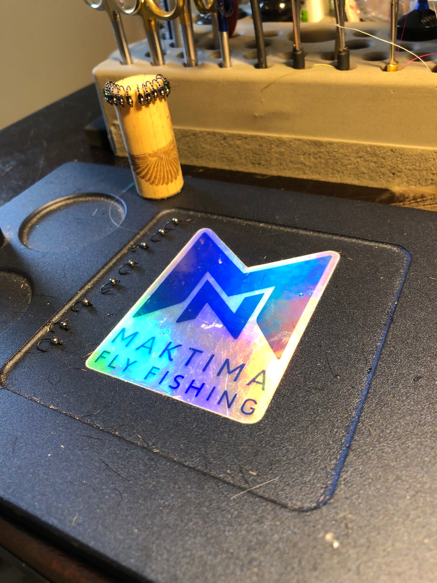 NMaktima Fly Fishing Logo Stickers