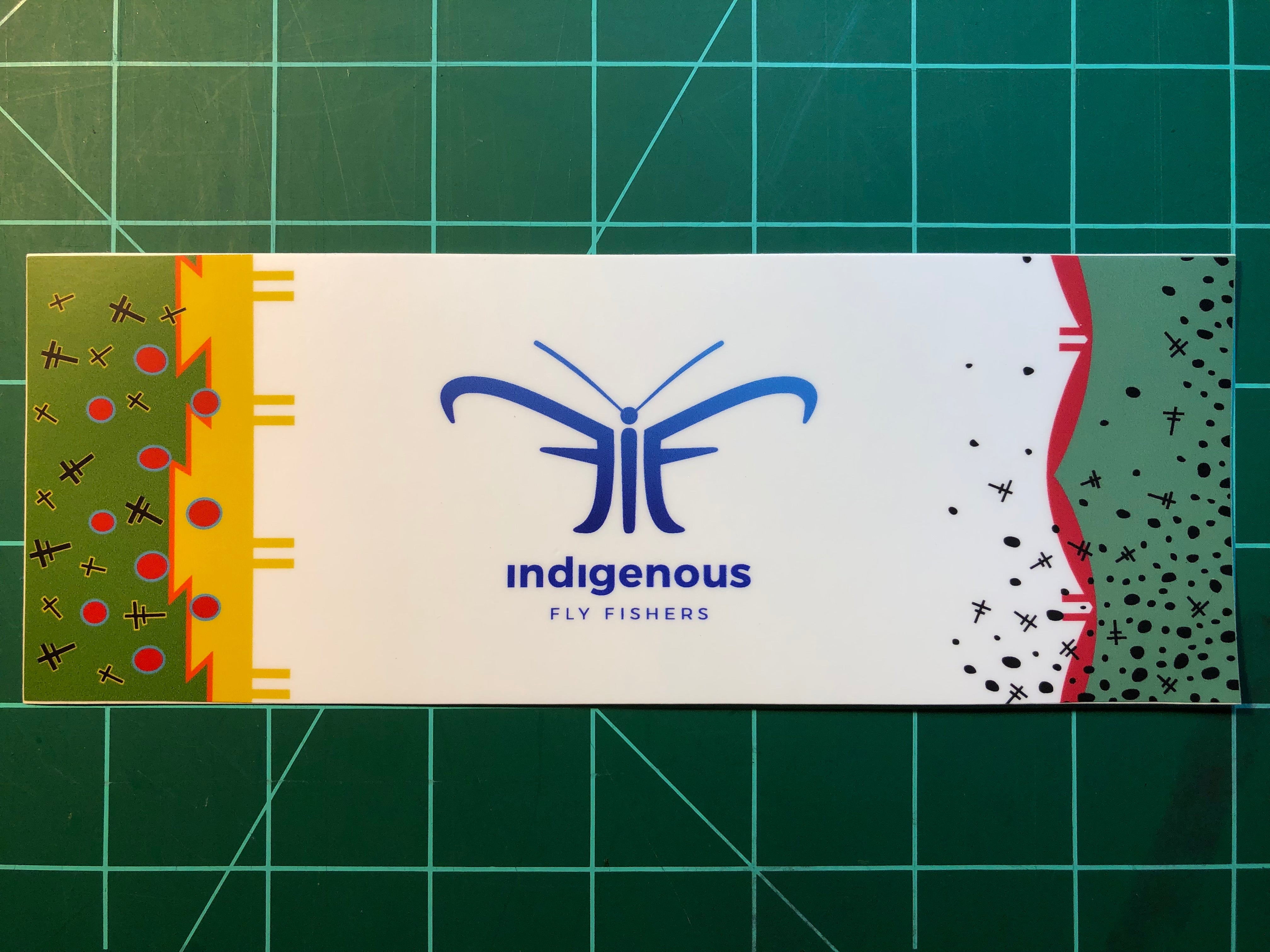 Indigenous Fly Fishers bumper sticker – nmaktimaflyfishing