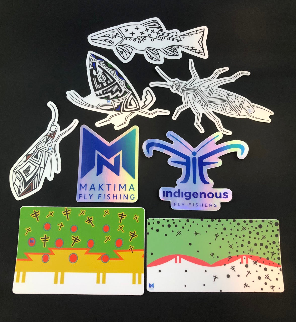 Sticker 8 pack Collection – nmaktimaflyfishing