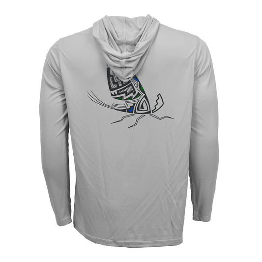 Pueblo Pottery Mayfly Adult Eco50 Sun Hoody - Rep Your Water Collab Series