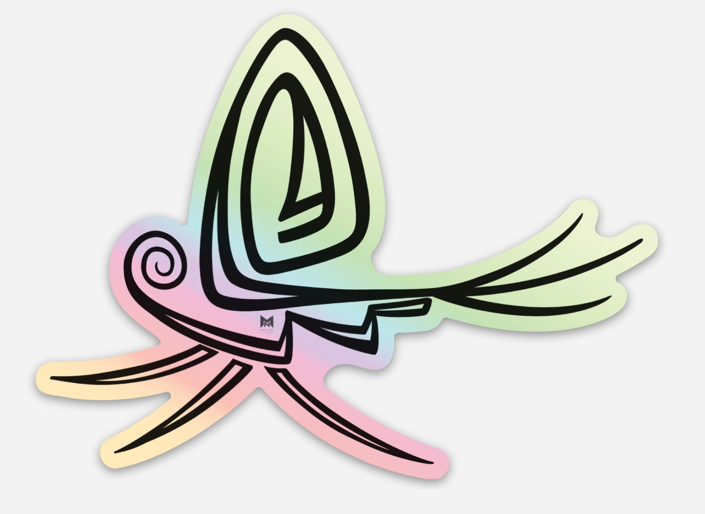 Water Cycle Mayfly Sticker
