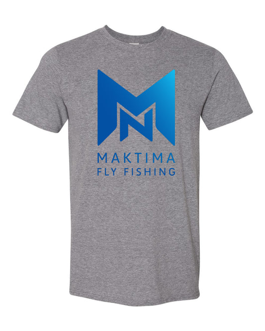 NMaktima Fly Fishing logo short sleeve t-shirt