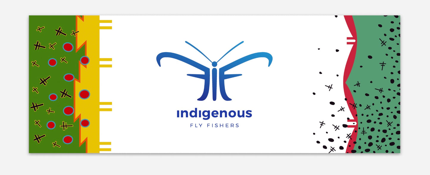 Indigenous Fly Fishers bumper sticker