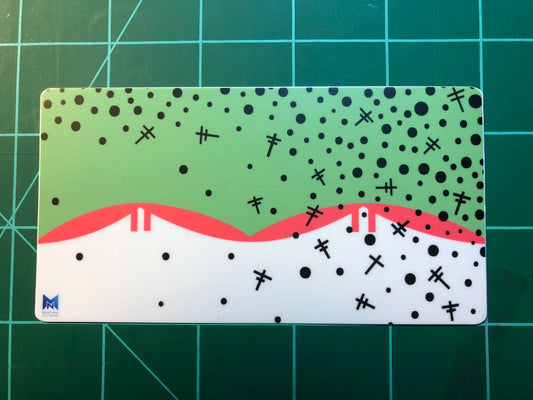 Rainbow Trout Sticker - Pueblo Motiff